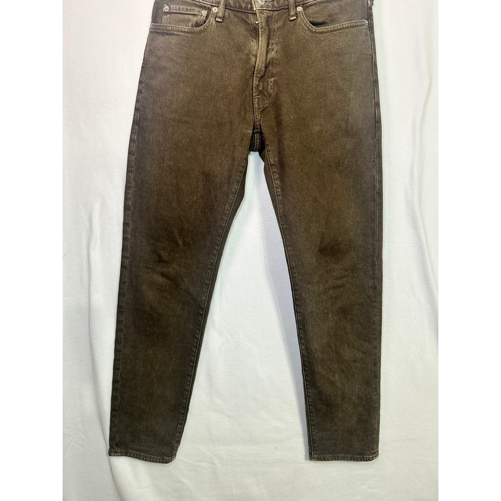 Abercrombie & Fitch 90s Slim‎ Brown Vintage Stretch Jeans Mens 31x30 131D0213 - Picture 4 of 11